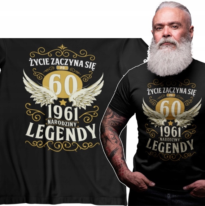 

T-shirt Koszulka 30 40 50 60 70 Urodziny