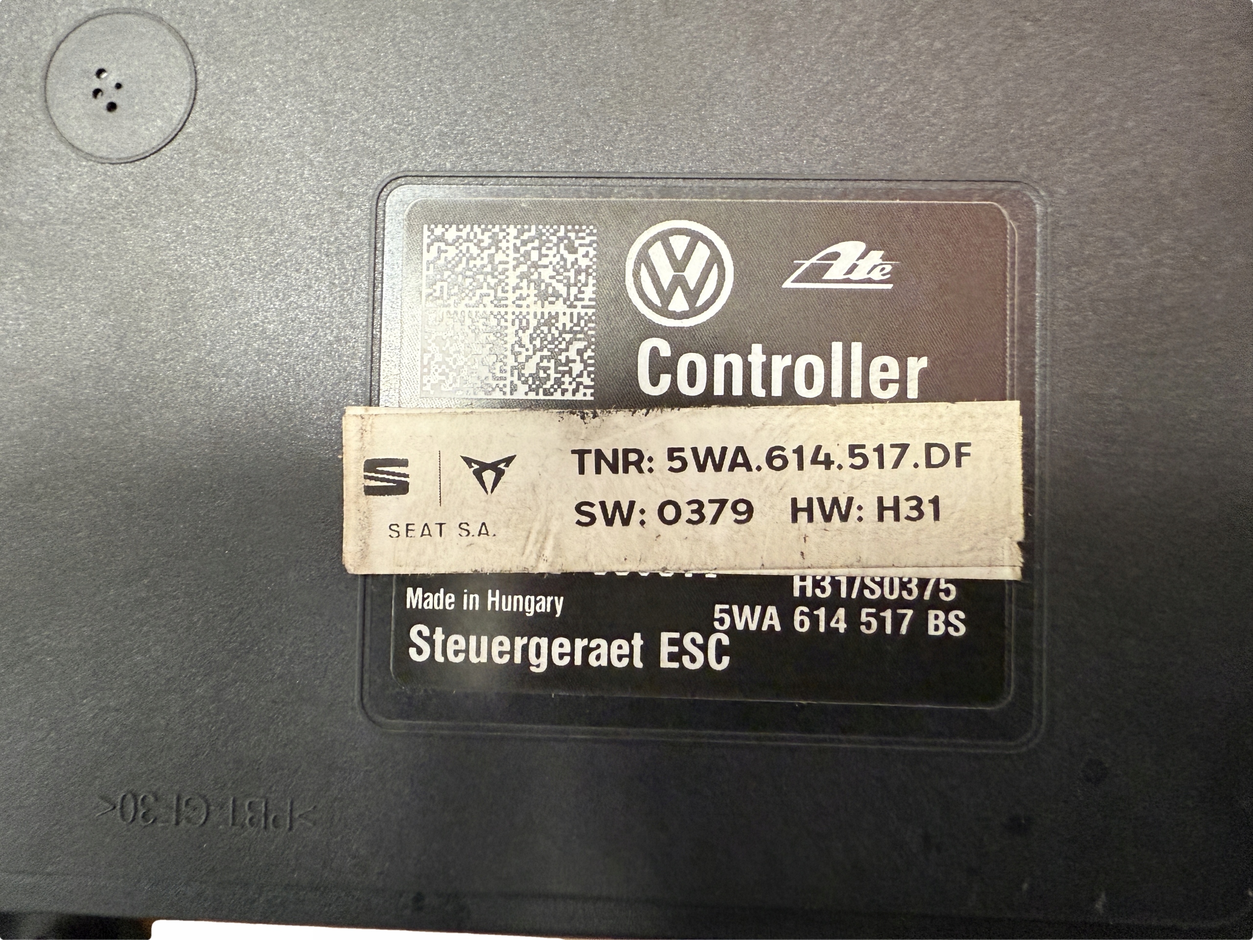 AUDI VW CUPRA SKODA pump control unit ABS 5WA614517DF