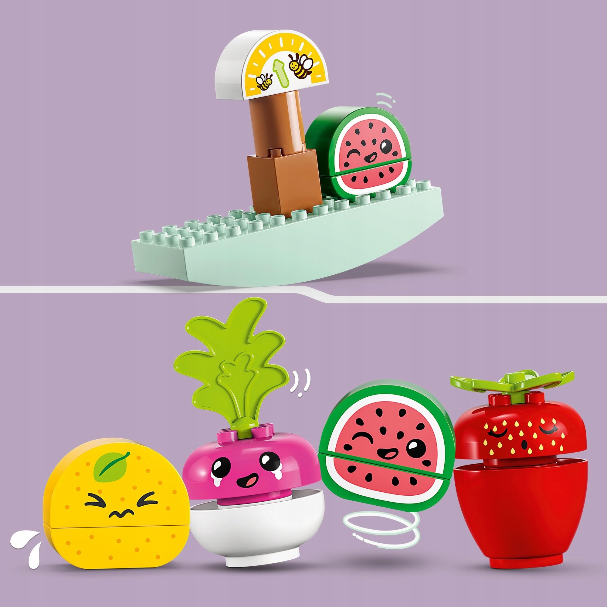 LEGO DUPLO Ryneczek bio 10983 Wiek dziecka 18 m +