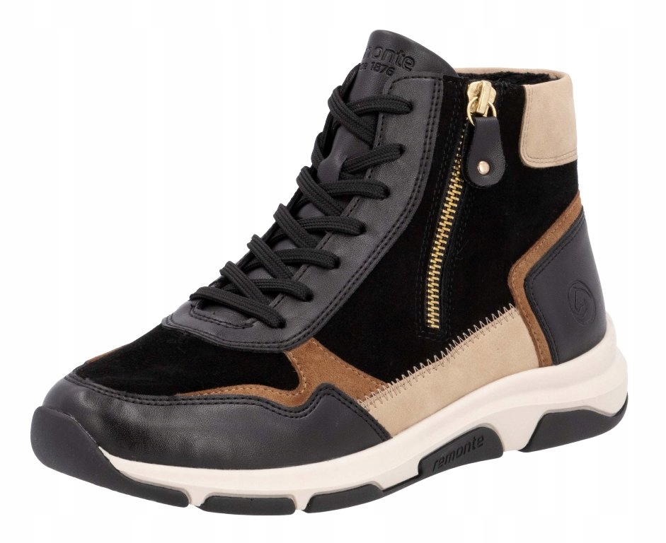 kotníkové boty boty Remonte D1S70-03 vel. 37 černé, Soft Rieker