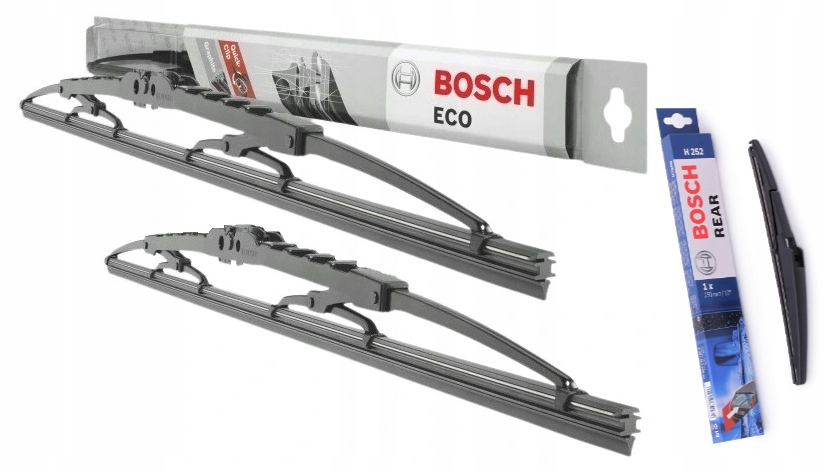 Komplet 3X Wycieraczki Przód Tył Bosch Eco Auris II 2 E18 Kombi