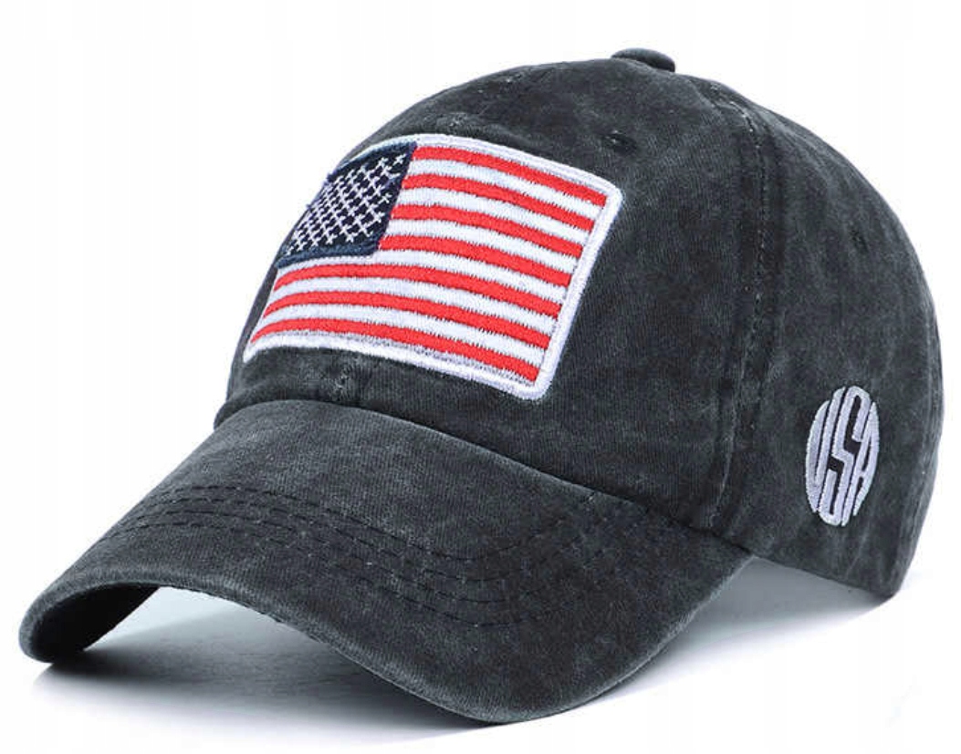 

Czapka z daszkiem bejsbolówka Vintage Flaga Usa