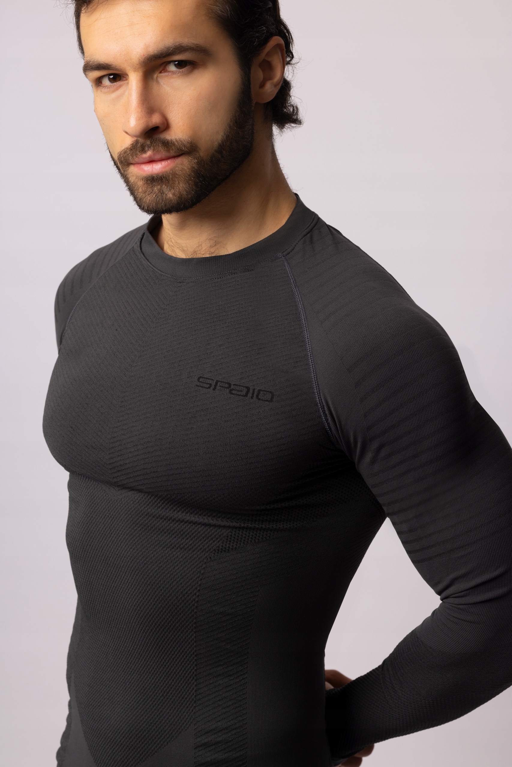 SPAIO Koszula termoaktywna PLAY grey/black r. XL Marka Inna marka