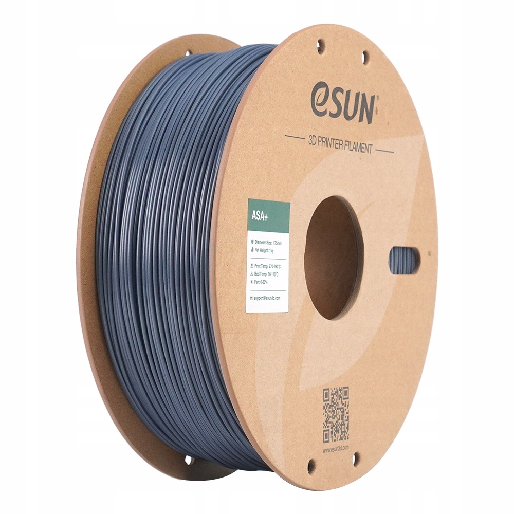 eSUN Asa+ Filament szary 1.75mm 1000g papierowa szpula