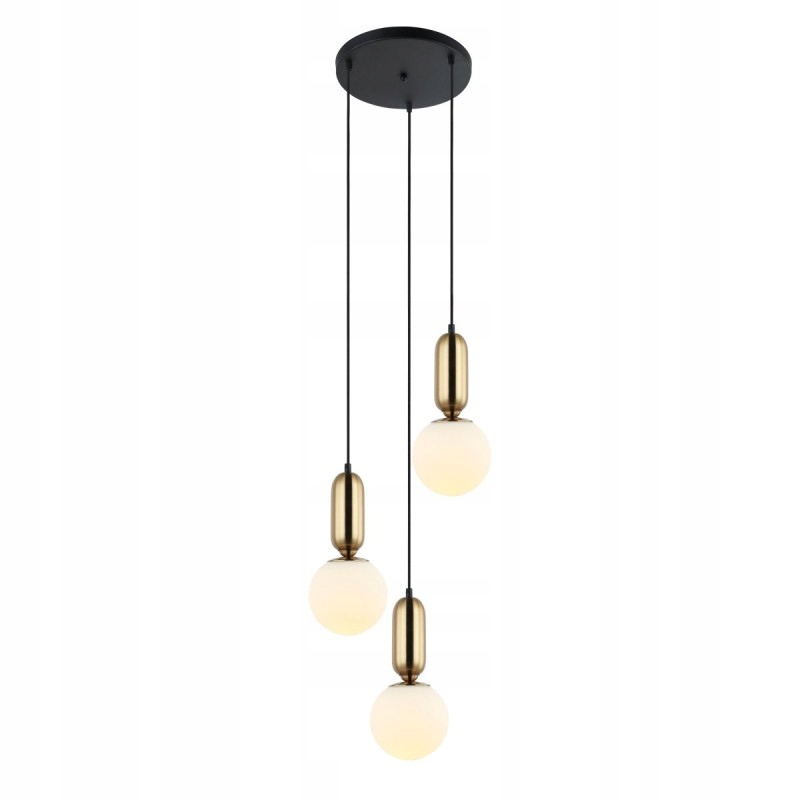 Ozdobná stropná lampa do obývačky v štýle moderného glamour, sklenená guľa Aldeva