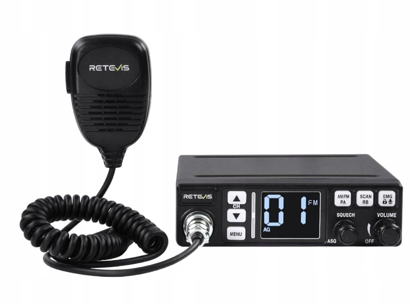 Autorádio Cb Retevis MB63 Am/fm Komunikátor Prijímač 12/24V