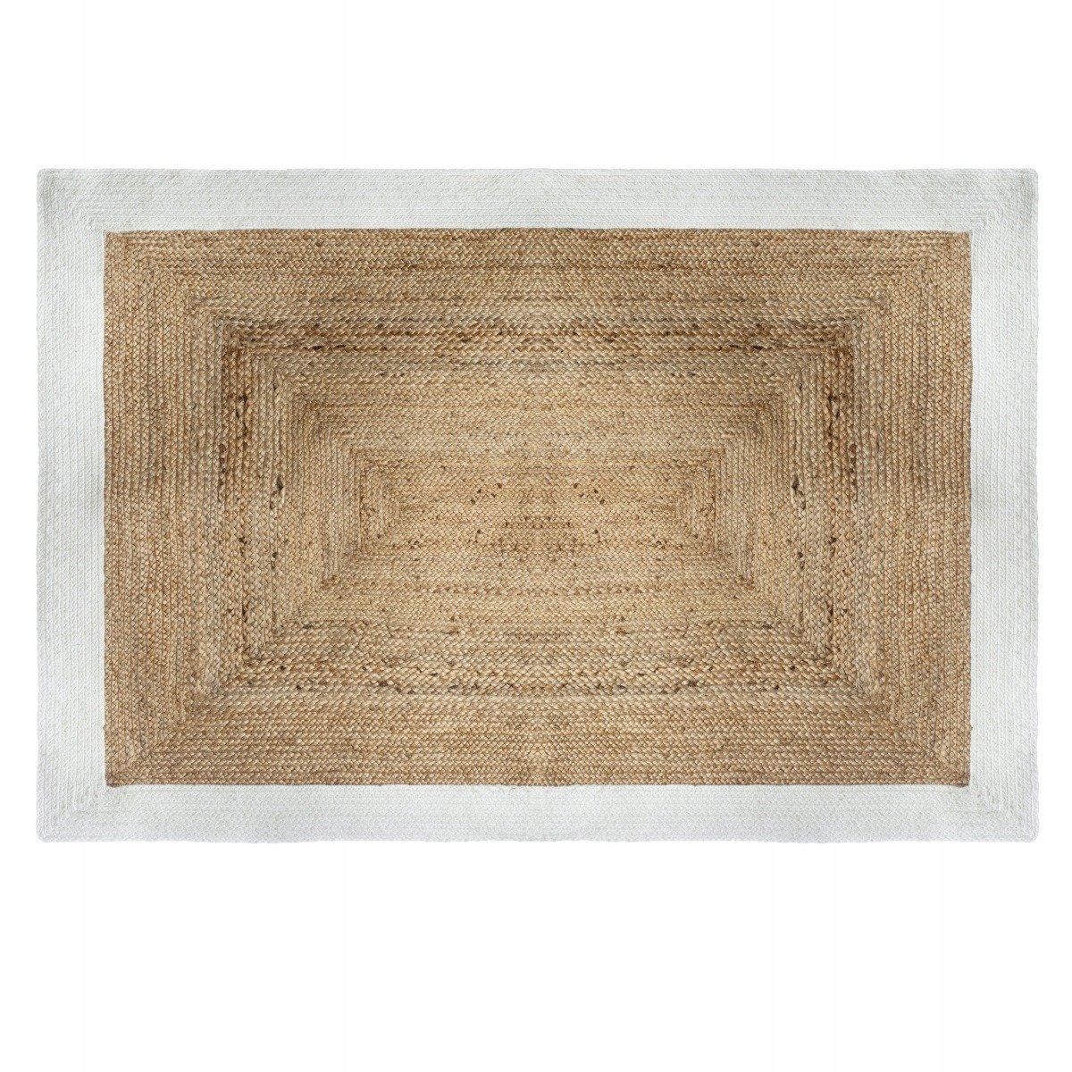 Pletený Koberec Z Juty Biela Vložka 120x170 cm
