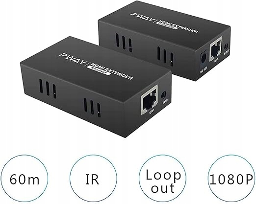 Pway Hdmi prodlužovací kabel PW-HT225PIR Pway Hdmi prodlužovací kabel PW-HT225PIR Ir