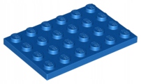 

Lego 3032 Płytka 4x6 niebieska Nowa (4g)
