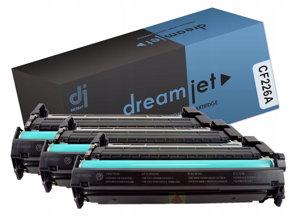 

3x Toner do Hp 26A CF226A Mfp M426dn Pro M402n New