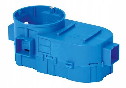 

Puszka podtynkowa z kieszenią niebieska 2x60mm