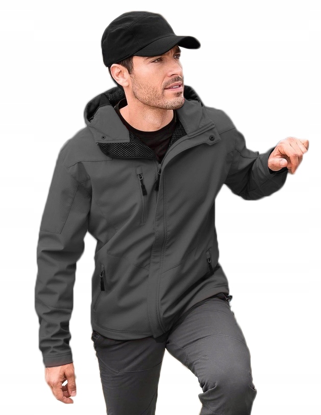 

Softshell kurtka męska, 4 kolory, stalowy, r. XXL