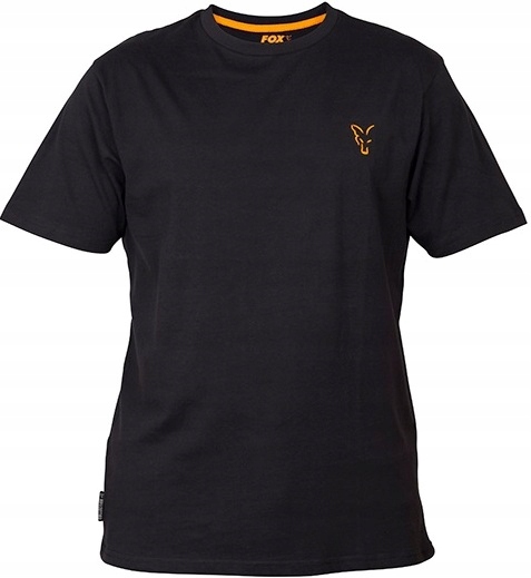 KOSZULKA T-SHIRT FOX COLL BLACK ORANGE ROZMIAR XXL Rękaw krótki rękaw