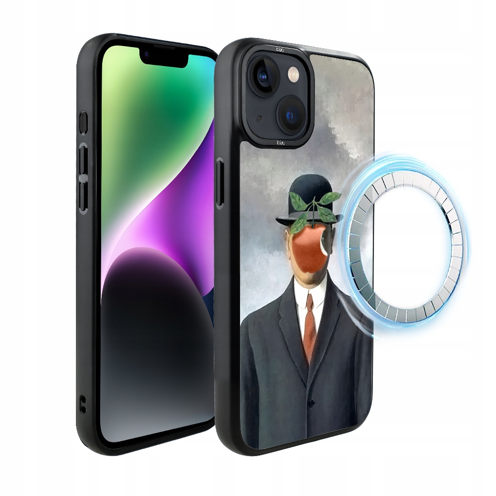 Pouzdro pro iPhone 14 Ibizu DropGuard Matt s MagSafe, syn člověka