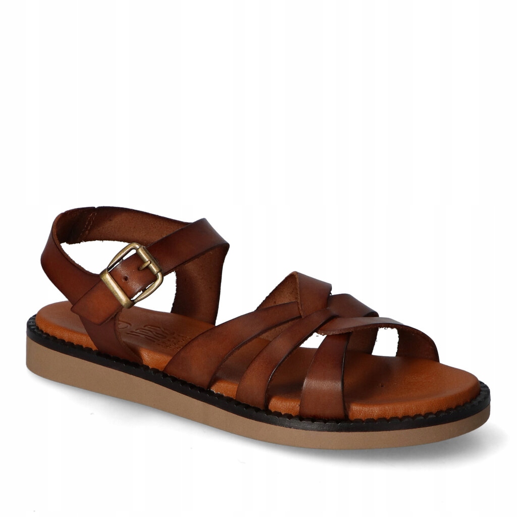 Sandály Hee 26391/Nuez Tmavě hnědá lico 38