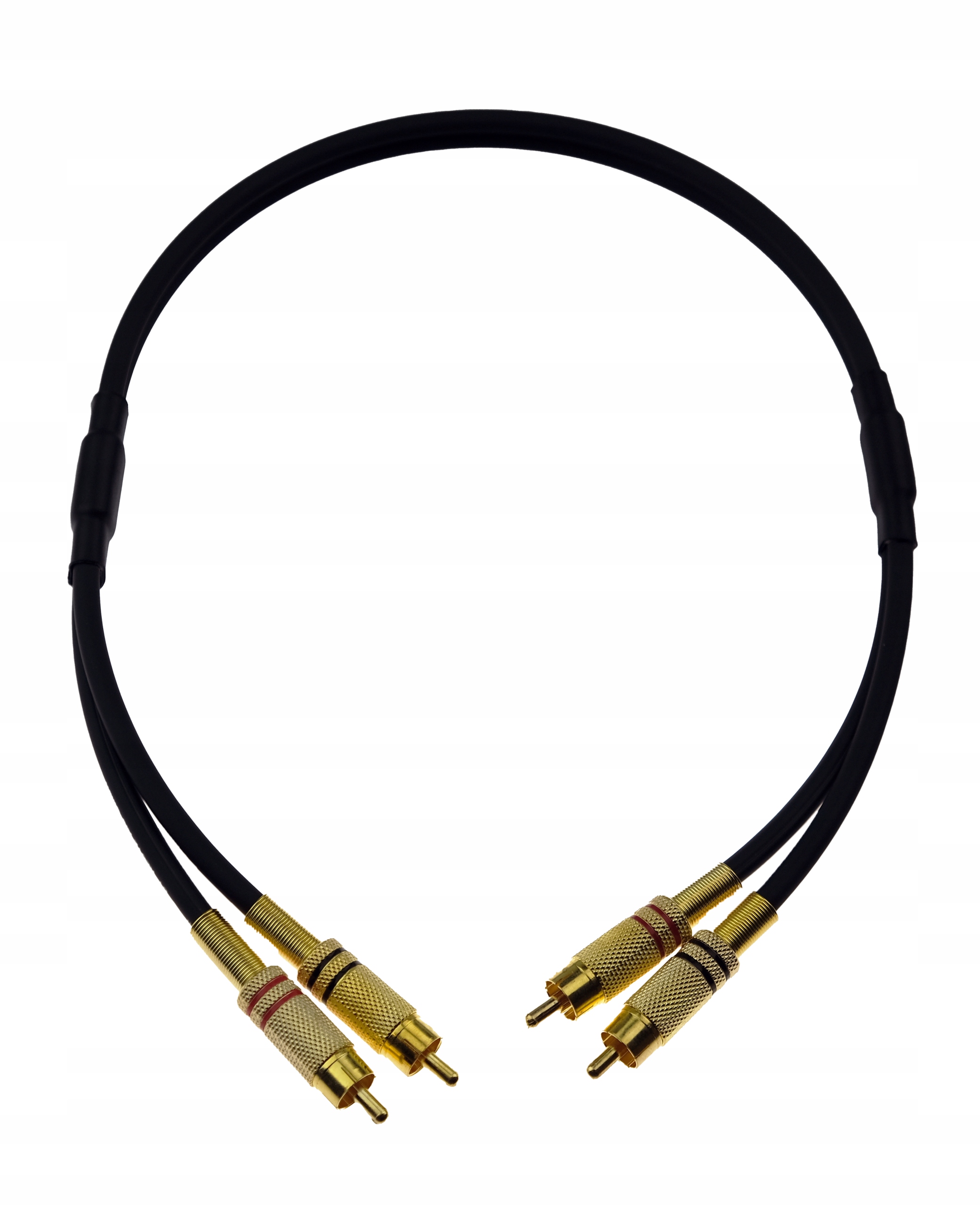 Kabel audio cinch 2RCA 2xRCA Cross-Tech R5 GOLD - 0,5m EAN (GTIN) 5904347291358