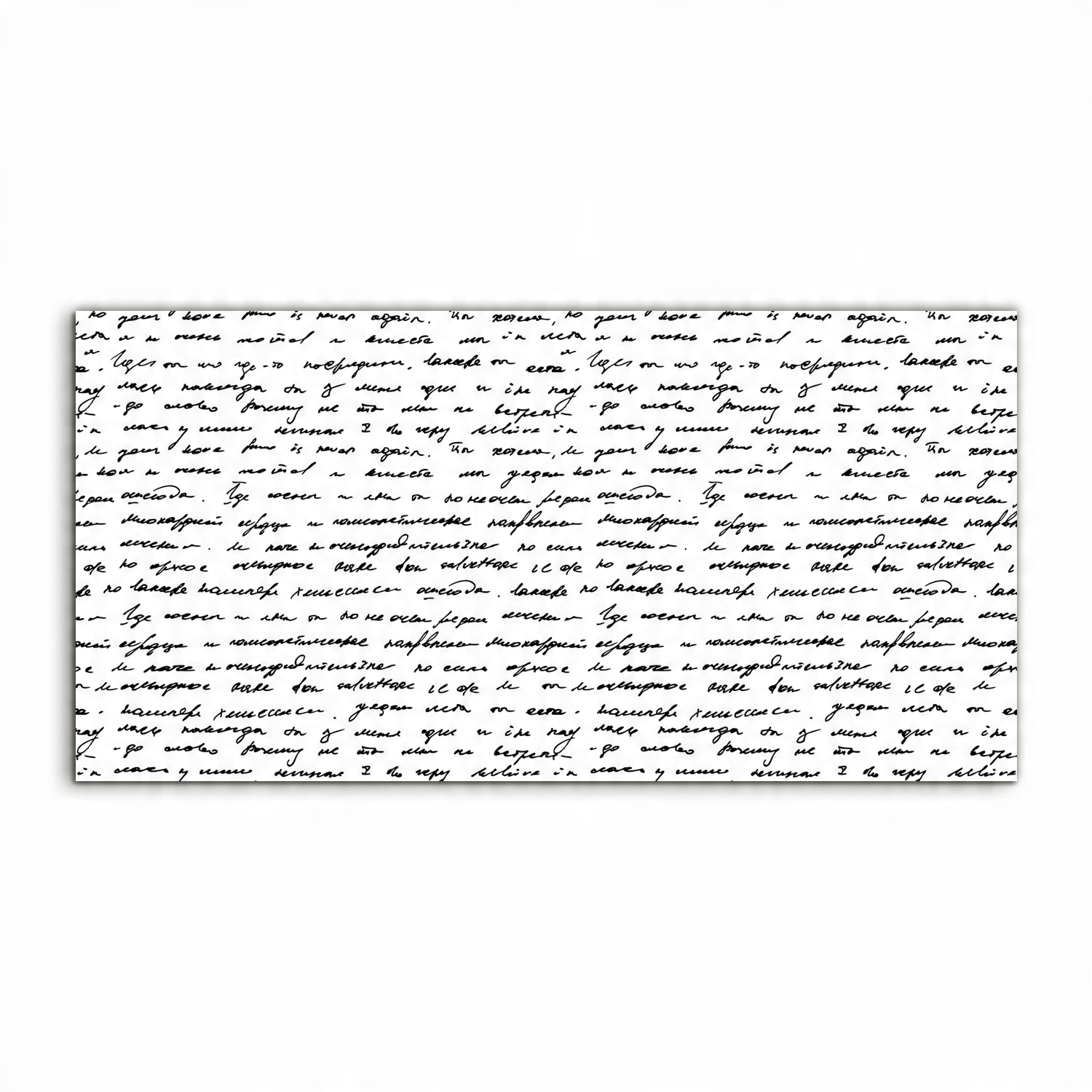 

Obraz akrylowy 120x60 ścienny Papier Pismo Ręczne