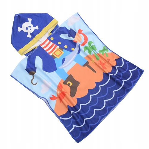 

Ręcznik Kąpielowy Z Kapturkiem 120x60 Poncho Plaża