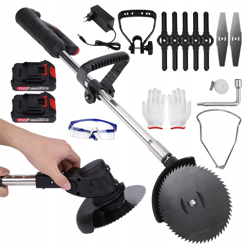 Akumulátorová bezkartáčová sekačka 21V 2xAKU 1.8 kg pro seniory