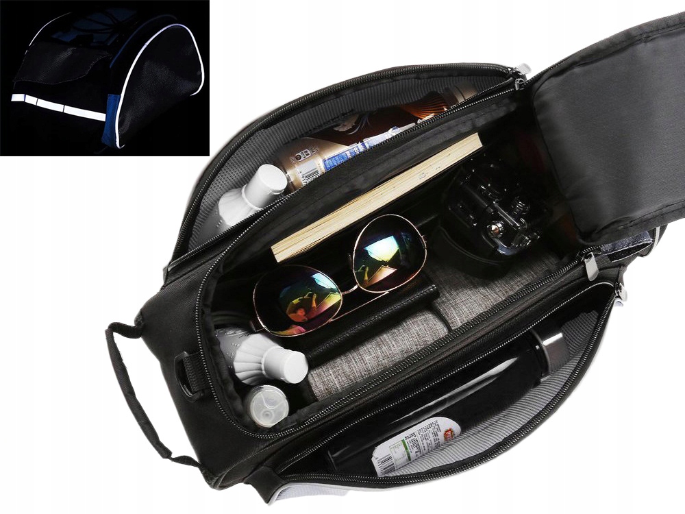 Torba rowerowa sakwa na bagażnik rowerowy kufer duża Rodzaj tylna