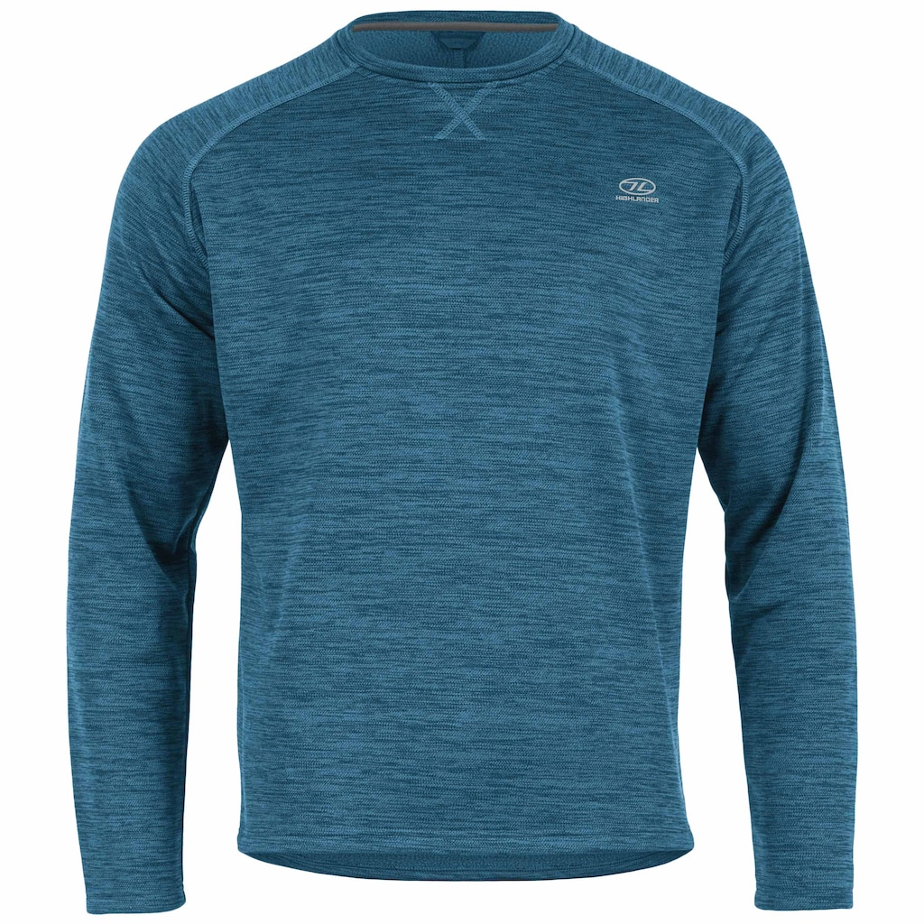 Mikina bez kapuce Highlander Outdoor Crew Neck Leaf Blue Xs