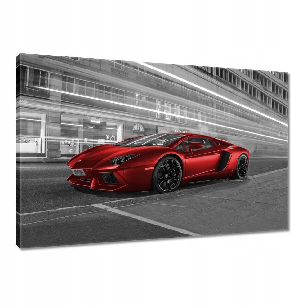 

Obrazy 90x60 Czerwone Auto