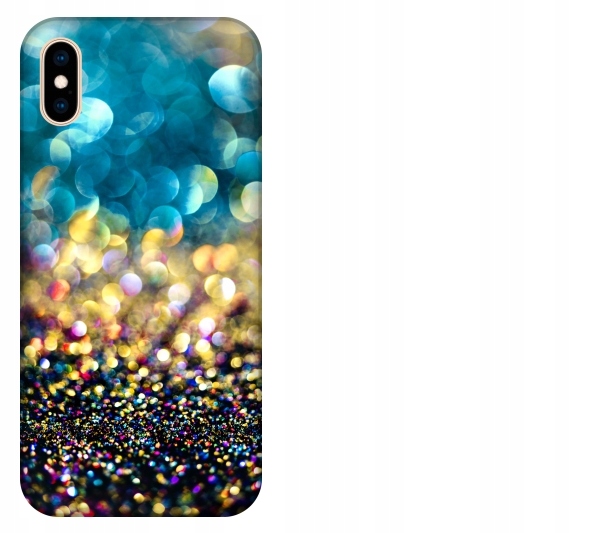 

Etui pokrowiec iPhone Xs Max Bokeh koraliki