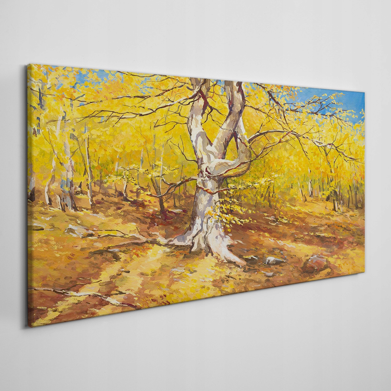 

Płótno obraz na ścianę Las jesień liście 100x50 cm