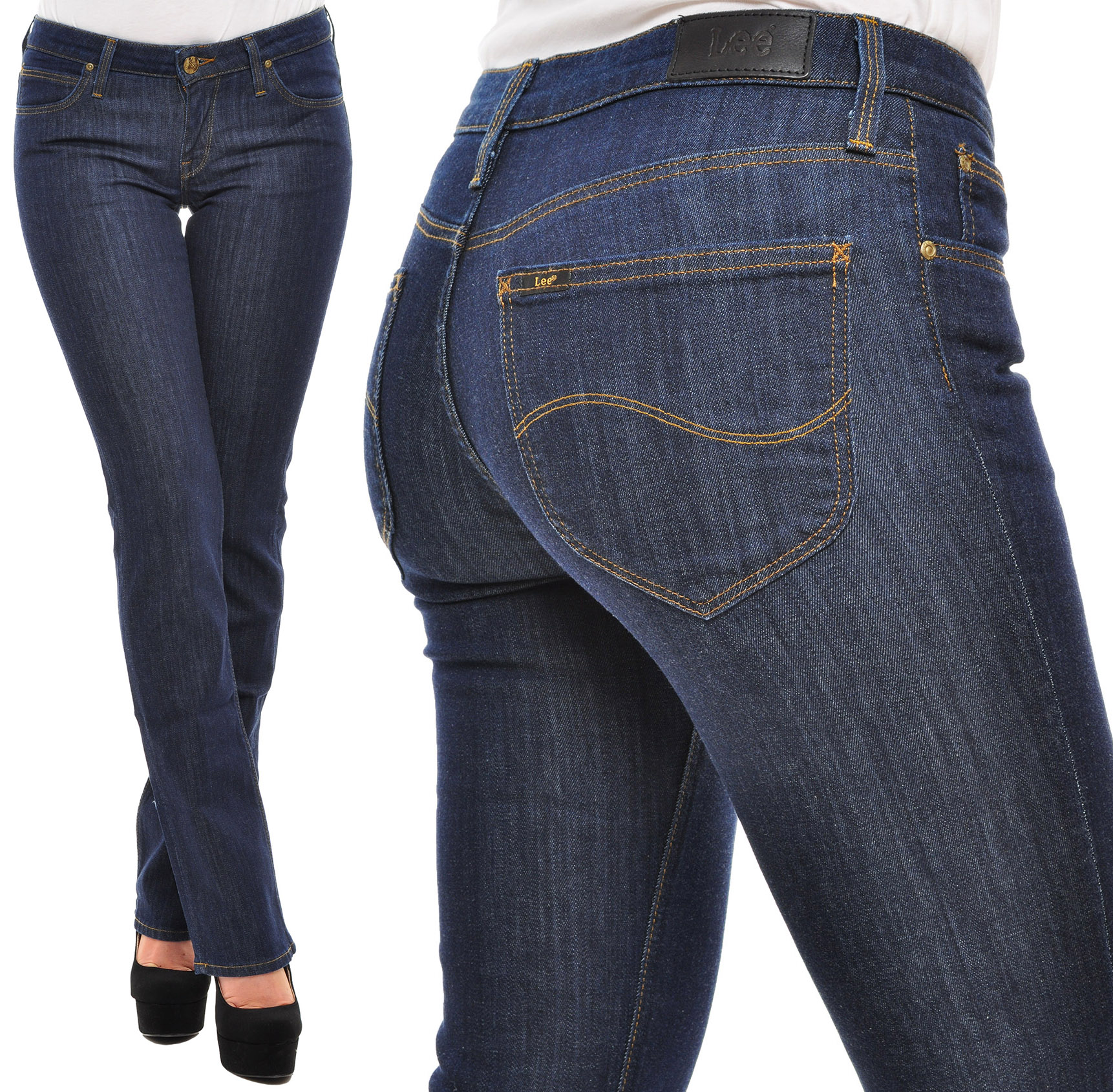

Lee spodnie Navy jean Slim straight Marlin W27 L33