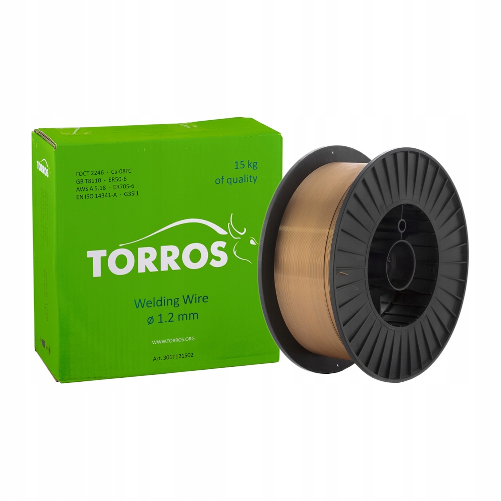 Drut spawalniczy 1,2mm 15kg SG2 migomat spawarka Torros ER50-6