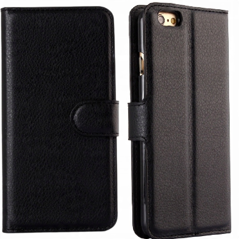 

Litchi Etui Skórzane Portfel Do Iphone 6/6S