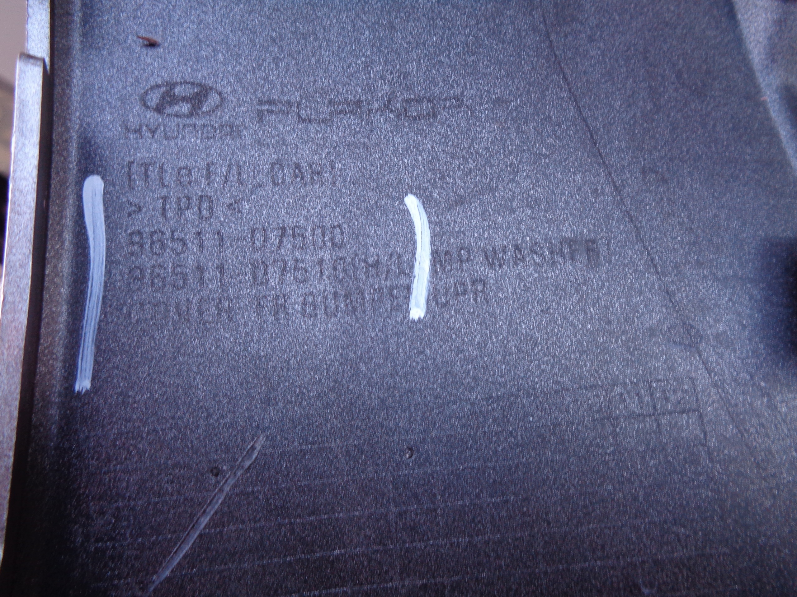 front bumper HYUNDAI TUCSON III 18- LIFT NR 53200