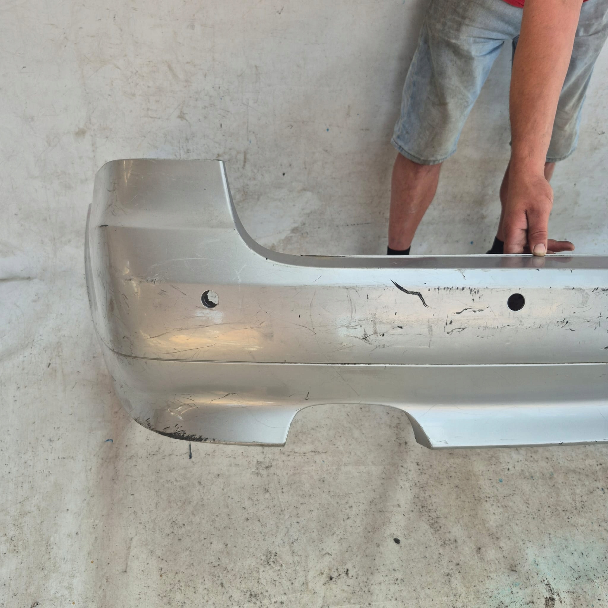 BMW 5 E61 KOMBI 03-07 bumper rear part rear PDC