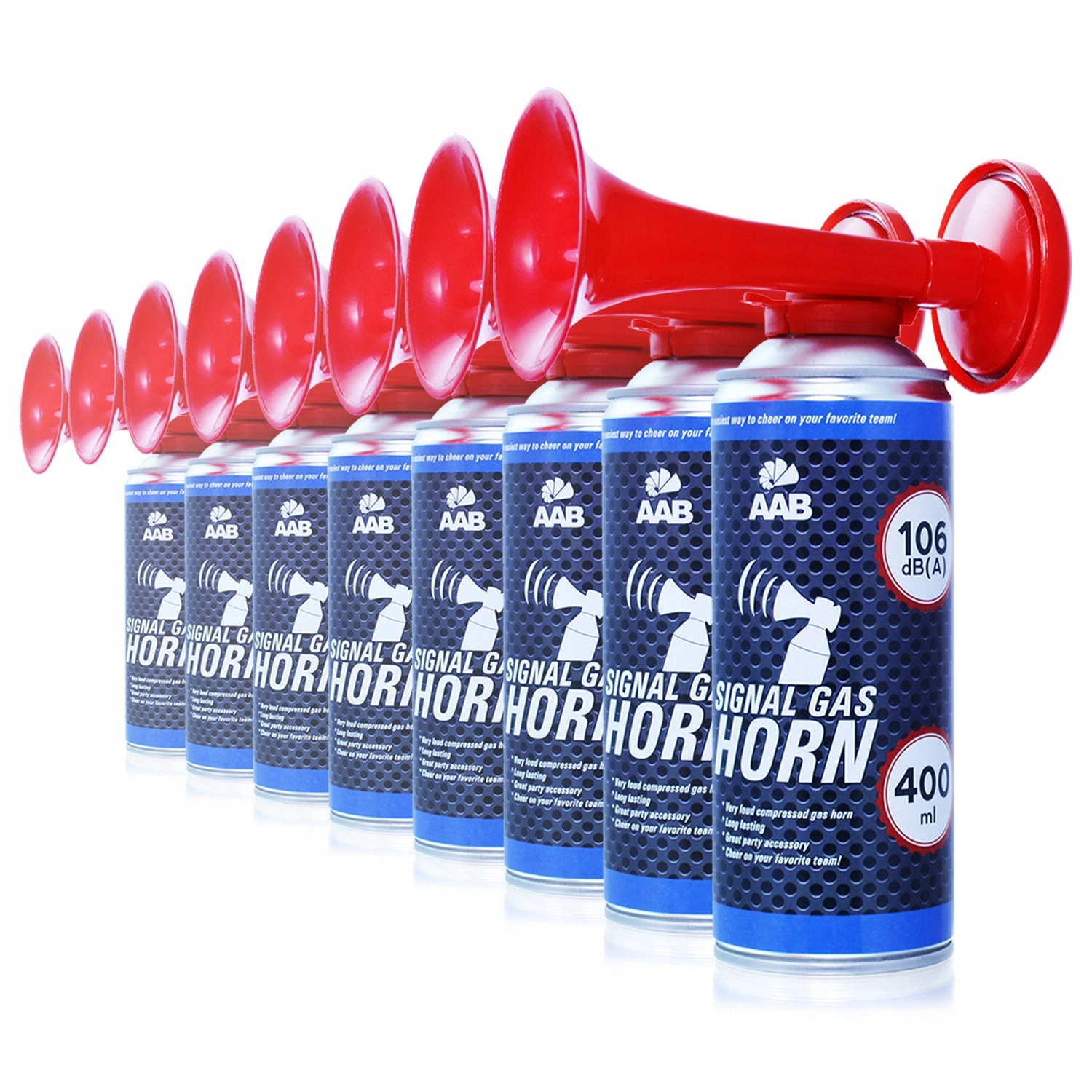 Aabcooling 8X Hlasitá Trubka Na Vzduch Fanfara 400 ml Zvukový Signál