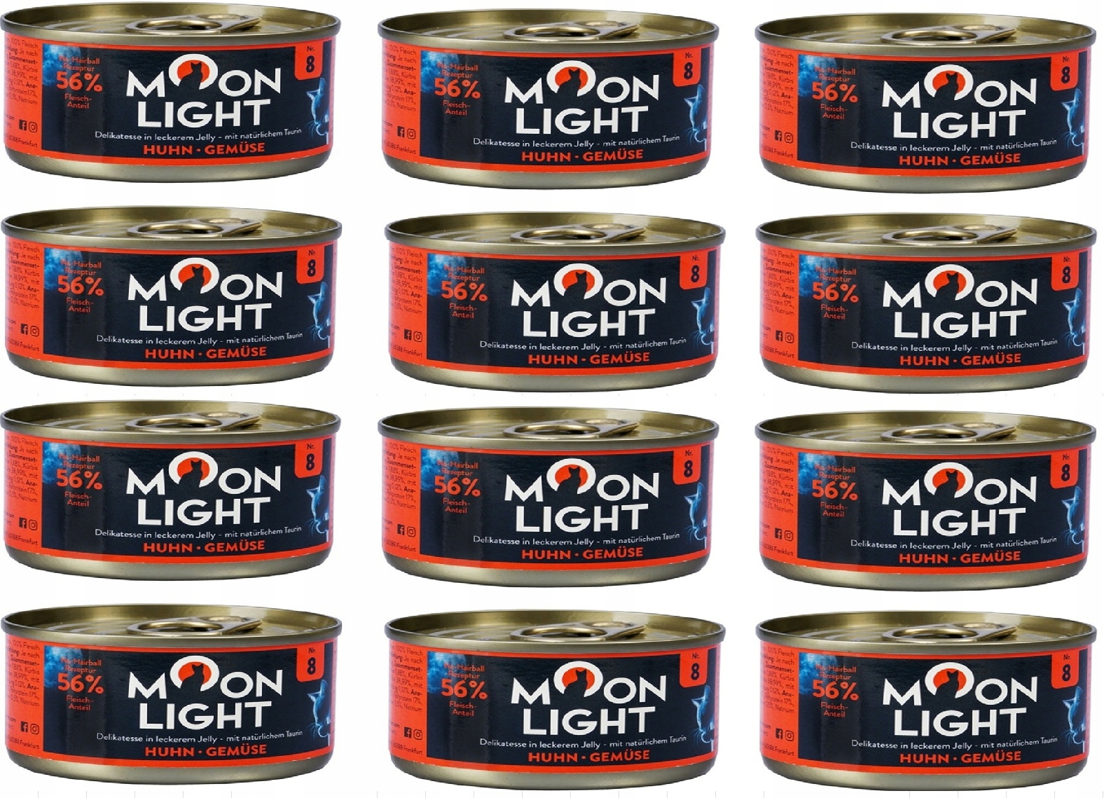 Levně Moonlight č. kuře a zelenina v želé 12 x 80 g