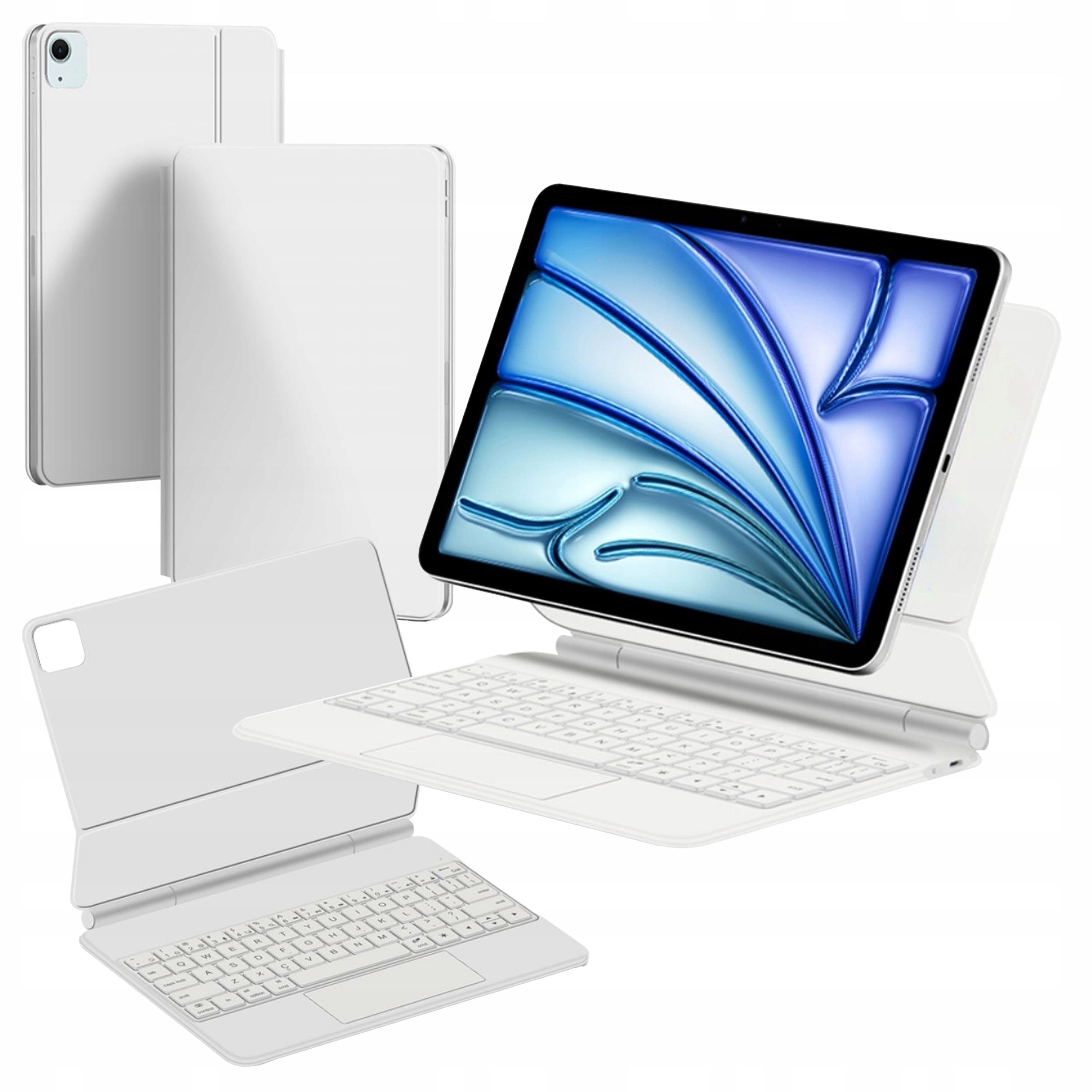 Magnetické Puzdro S Klávesnicou Pre Ipad Air 11" 6 Gen 2024 Air 11" 7 Gen 2025