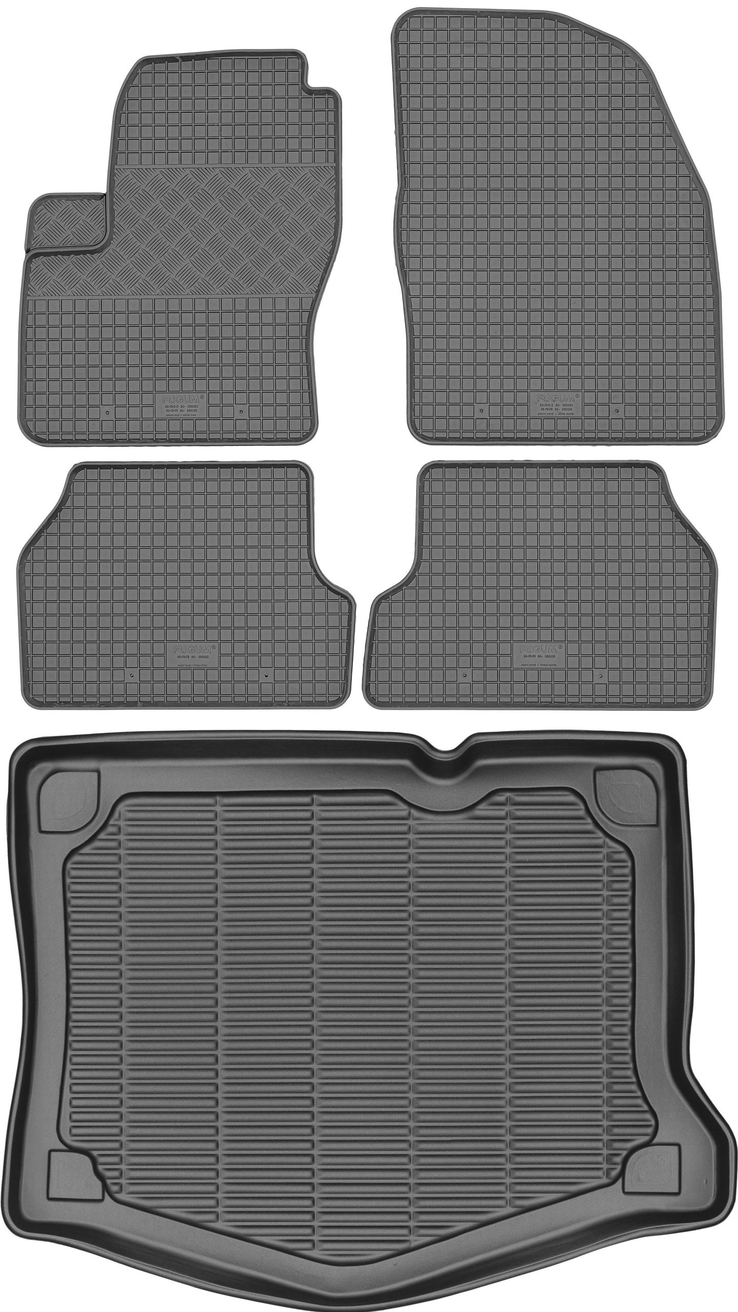 Ford Focus II Hb 2004-2011 Sada Gumové rohože rohož