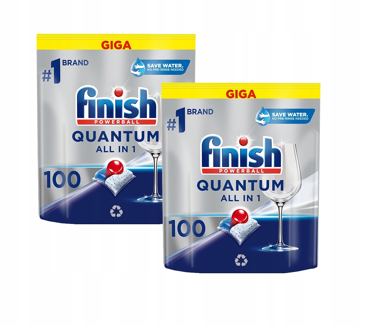 Levně Finish Quantum All in 1 kapsle do myčky nádobí 2 x 100 ks regular