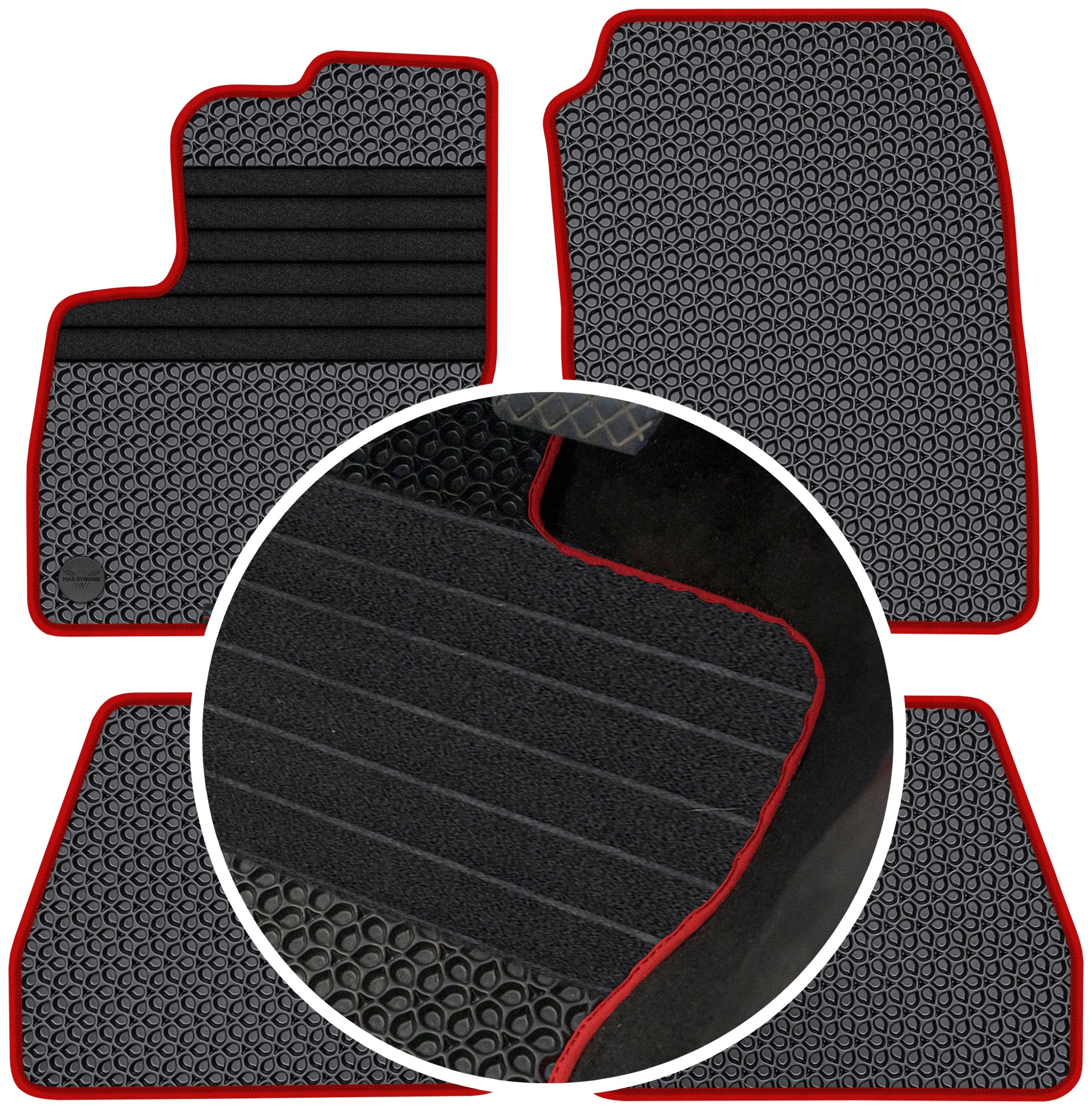 Ford Focus III 2011-2018 Gumové koberce Eva Eternity Vyztužení XXL