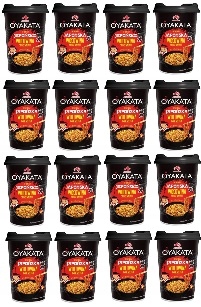 Levně 16 x 93 g Oyakata Japonské hovězí Wasabi těstoviny instantní pokrm Karton