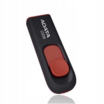 Adata C008 32 Gb Usb 2.0 Czarny/Czerwony