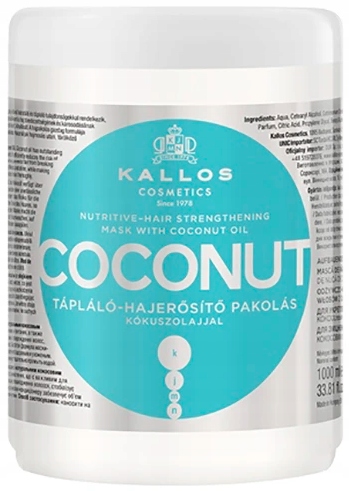 

Kallos Coconut maska do włosów odżywcza 1 L