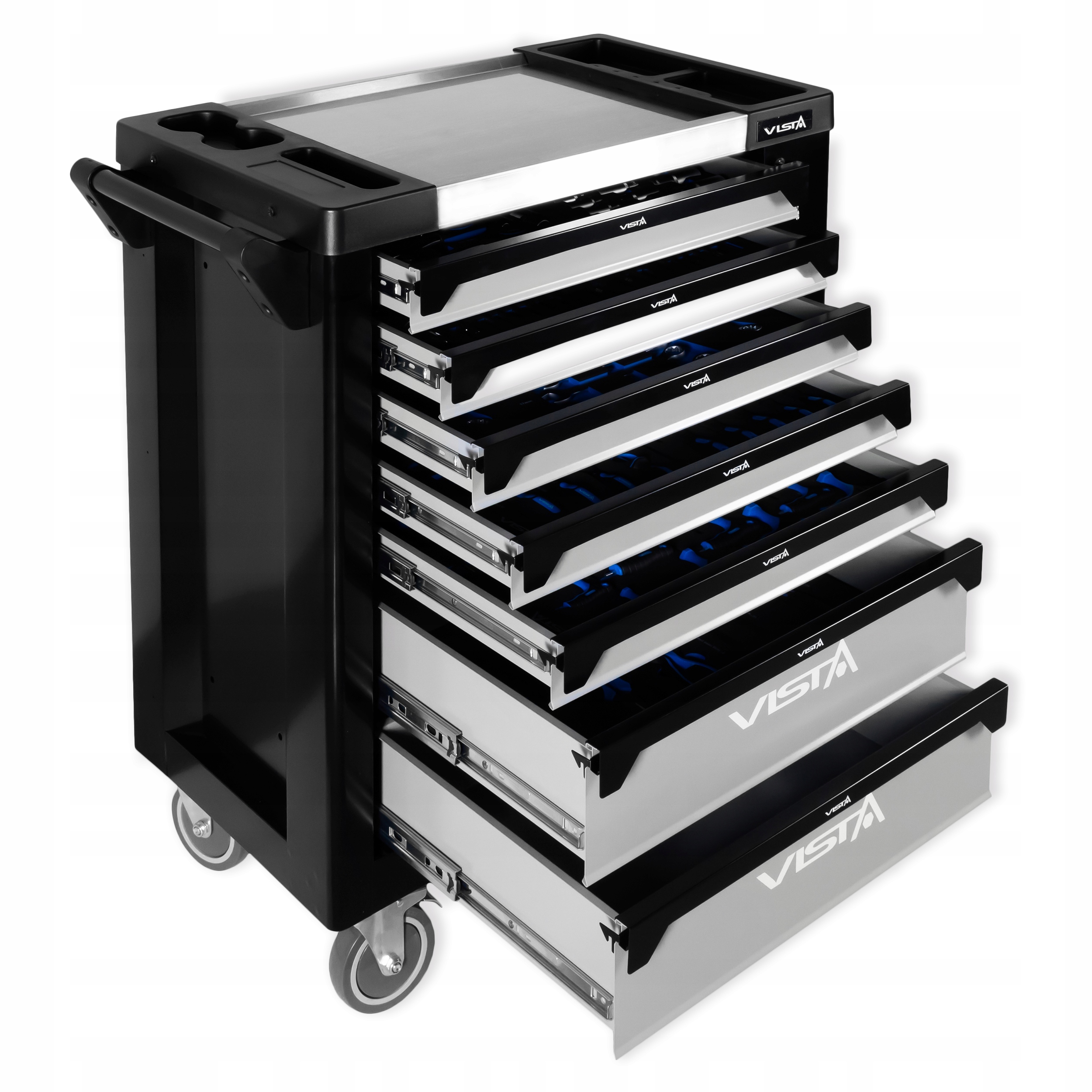 SZAFKA NARZĘDZIOWA WÓZEK WARSZTATOWY ViSTA 250el. Kod producenta V33111
