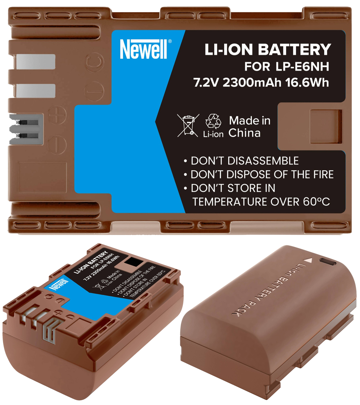 Акумулятор Newell USB-C, заміна LP-E6NH для Canon