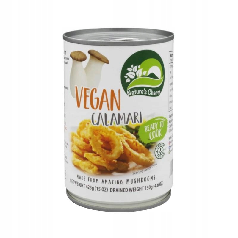 

Kalmary wegańskie krążki 425g Natures Charm