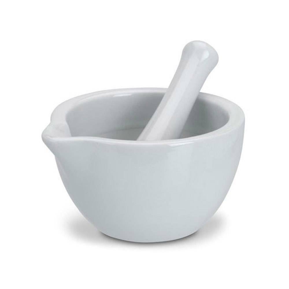 

Moździerz kuchenny z tłuczkiem ceramiczny biały