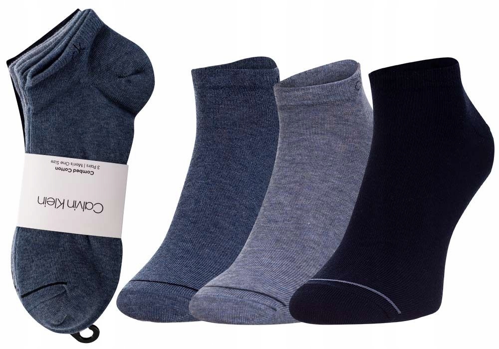 

Calvin Klein Skarpety Skarpetki Stopki 3P r. 40-46