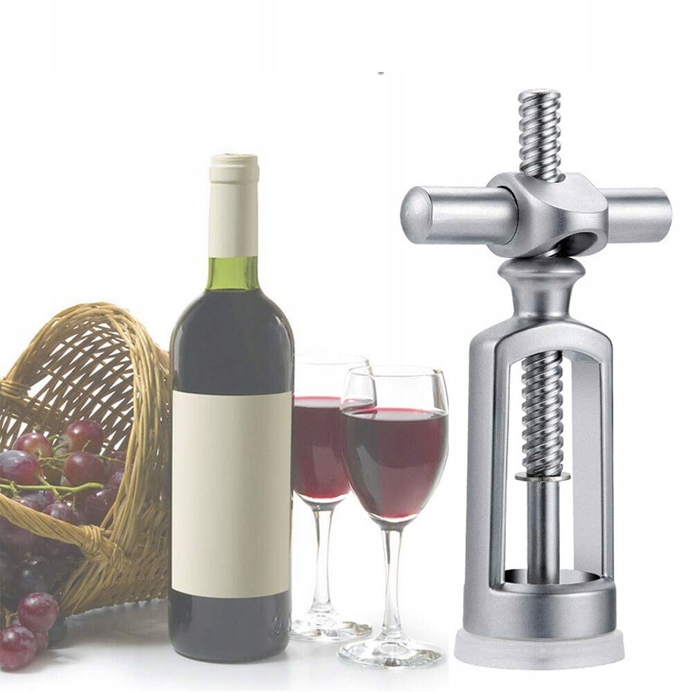 KORKOCIĄG DO BUTELEK WINA STAL NIERDZEWNA DO WINA Model 1233