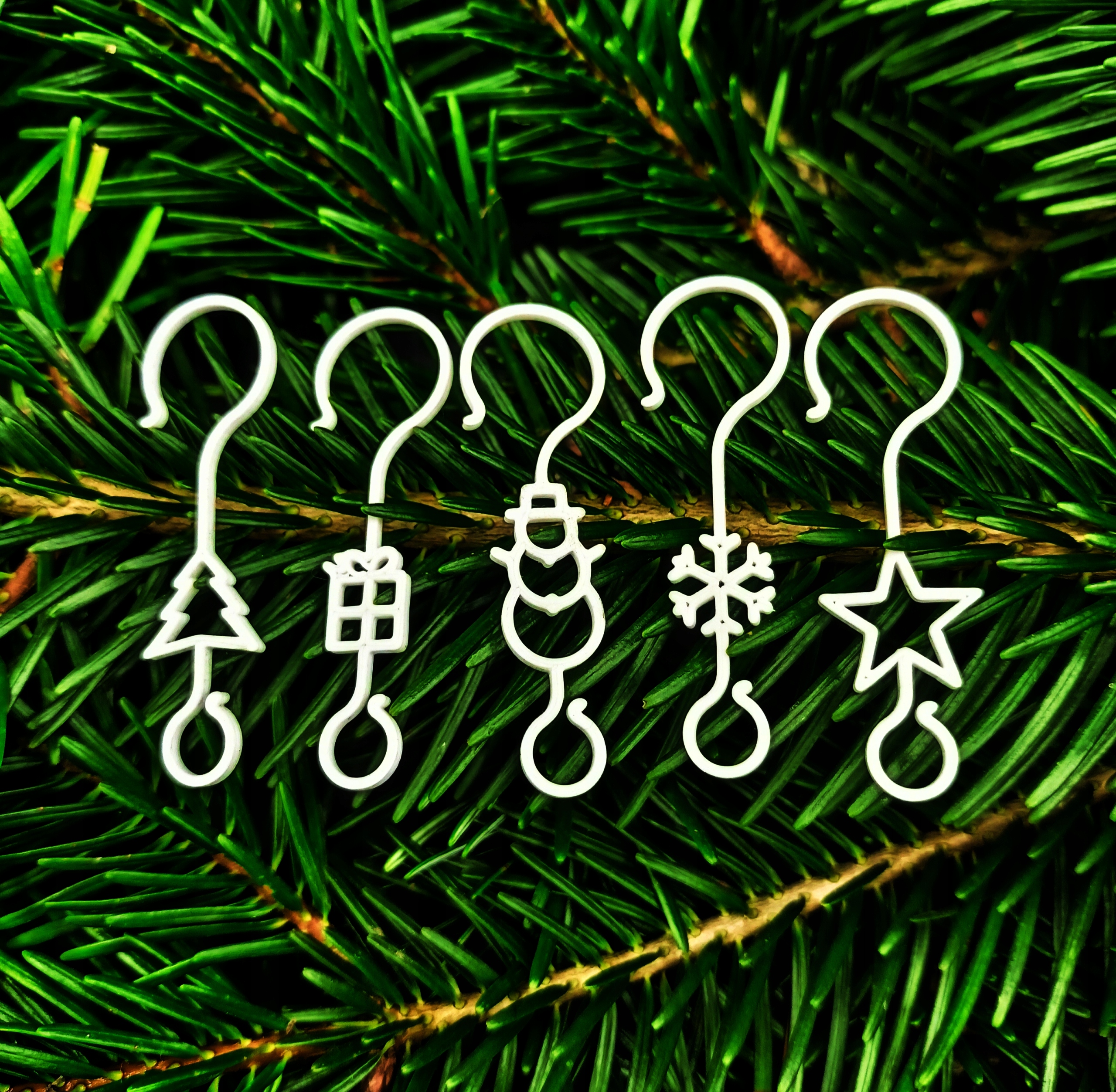 

Haczyki Do Ozdób Bombek Zawieszki na Choinkę Eko