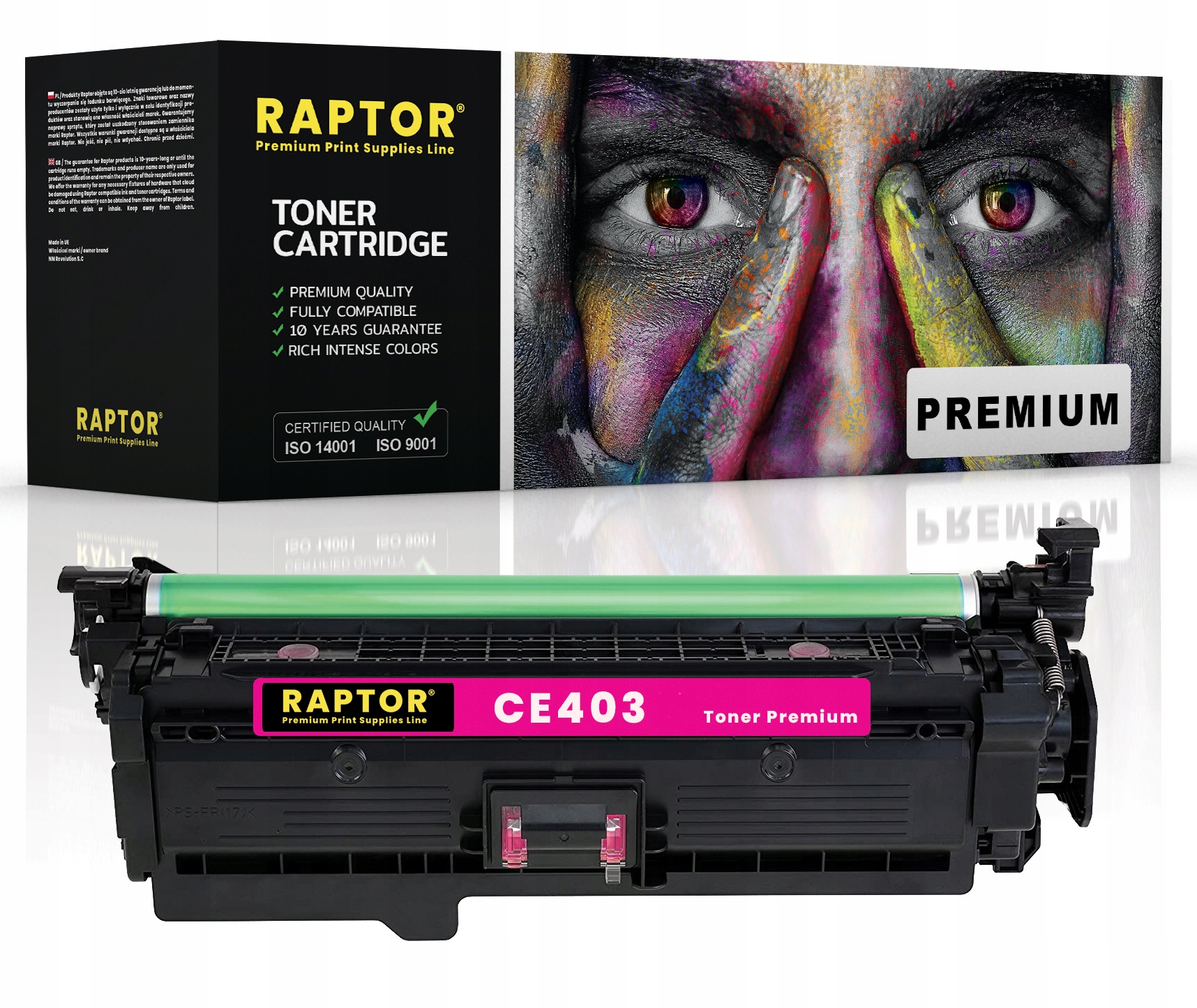 Toner Premium Pro Hp M575cm M575dnm CE403 Červený